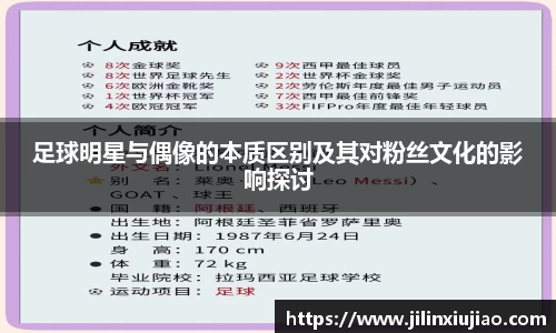 足球明星与偶像的本质区别及其对粉丝文化的影响探讨